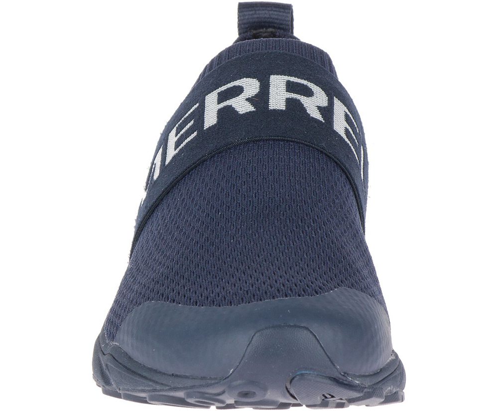 Zapatos De Seguridad Hombre - Merrell Tirana Laceless - Azul Marino - CYWO-85761